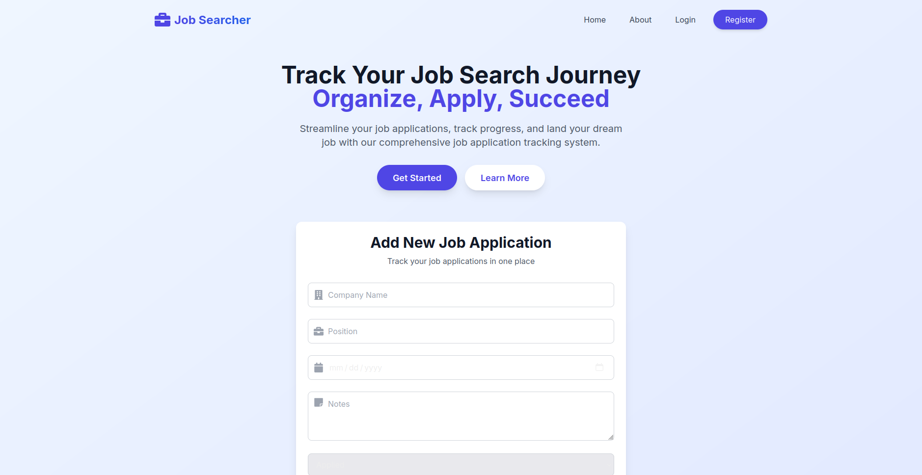 Job Tracker Application